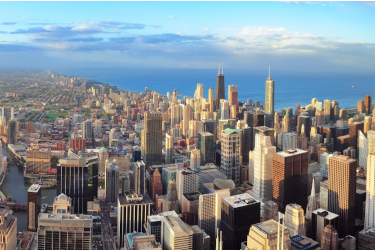 Denver mountains and skyline