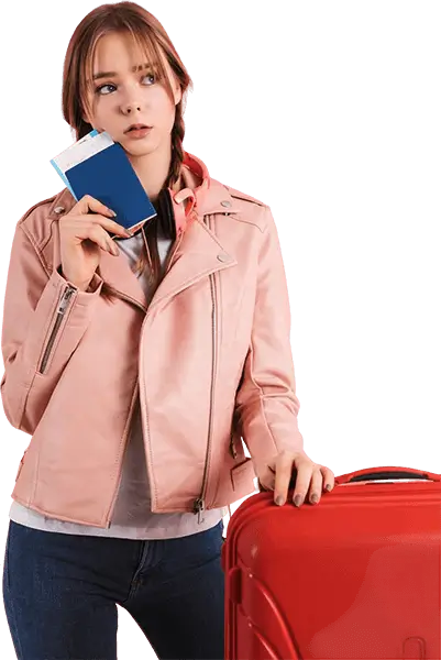 Flight booking agent helping with ticket booking